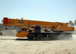 iraqi subcontractors drive a kato nk 500 50 ton hydraulic