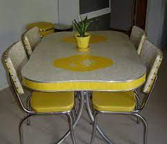 Among my favorite tables of this era featured on wallhome.net, this one has a look all its own. My 1950 S Kitchen Dinette Set Retro Kitchen Tables Kitchen Dinette Sets Retro Kitchen