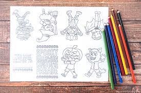 Download this adorable dog printable to delight your child. Free Printable Mini Halloween Coloring Book Artsy Fartsy Mama