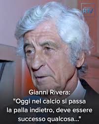 “Si torna indietro invece di andare avanti.”, Il Golden Boy non le manda a  dire: tra calcio moderno, talento sacrificato ed eterna passione, Gianni  Rivera racconta il suo sport. 🎤⚽, #giannirivera ...