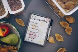 diy essensplan magnetisch und wiederbeschriftbar selbermachen essen planer essen essensplan