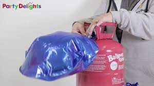 How many balloons will a 9.5. How To Use A Helium Canister With Foil Balloons Youtube