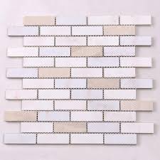 Rated 5 out of 5 stars. White Pool Tile Beige Glass Stone Mosaic Kitchen Strip Wall Tile