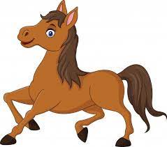 cheval brun dessin anime mignon vecteur premium poney coloriage de crayola princesse disney