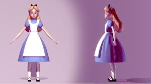 ArtStation - Alice in Wonderland 3D model