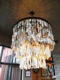 40 Cute And Easy Seashell Craft And Decor Ideas Free Jupiter Diy Chandelier Shell Chandelier Oyster Shell Crafts