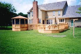 Rustic wood fencing and decks custom design and install fences in a wide range of styles and. Chicagoland Wood Decks Wood Deck Contractor Rustic Fences
