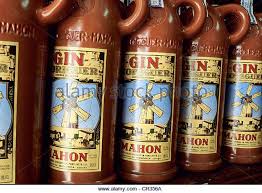 Spain Balearic Islands Minorca Gin Bottles Produced In Mahon Stock Image Gin Bottles Bottle Gin