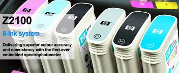 Designjet Z2100 24 Or 44 8 Ink Graphic Arts Printer Hp Plotter