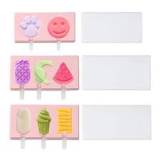 Ice popsicle maker homemade ice cream molds retro ice moulds cooking tools. Dky Popsicle Molds With Lid Ice Cream Bar Mold Diy Ice Cream Maker Cute Palm Pineapple Fruit Shape Set Of 3 Buy Online In Antigua And Barbuda At Antigua Desertcart Com Productid 132223826