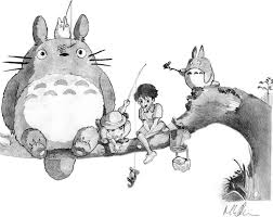 My Neighbor Totoro Totoro Drawing Ghibli Artwork My Neighbor Totoro