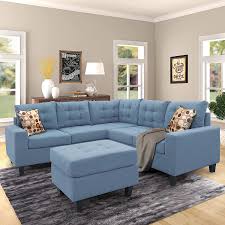 See more ideas about modern sectional, modern sofa sectional, sectional. Buy Sectional Chaise Lounge Large Sectional Sofa Set Living Room Corner Sofa Modern L Shape Couch For Living Room Large Sofa Ottoman With 2 Pillows For Living Room Blue Hellip Online In Turkey B096lxkgyx