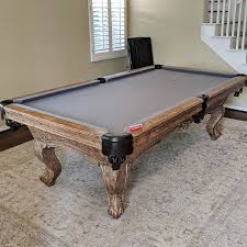 Finished Installing This 8 Custom Olhausen With Banker S Grey Olhausen Playpool Billiards Dkbilliards Mancave With Images Play Pool Pool Table Billiards