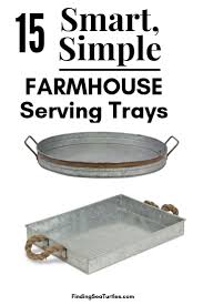 Rob's here in our shop today to show us how to make a rustic serving tray using pine wood, stain, some handles and a couple nails. 15 Farmhouse Trays For Every Budget
