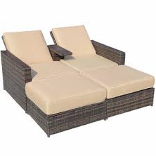 Pool chairs are synonymous to the leisure that we crave from the daily hustle and bustle of our lives. Double Patio Chaise Lounge Chairs Wayfair