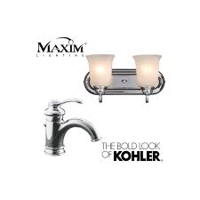 Check spelling or type a new query. Build Smart Kits K 12182 Mx7136mr Cp Polished Chrome Kohler Single Hole Bathroom Faucet With A Maxim 2 Light Bathroom Vanity Fixture Faucetdirect Com