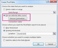 Highlight the pivot table again and press delete to remove the table. Create A Pivottable With An External Data Source Excel