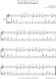 There are these amazing and unforgettable performances in avignon that will keep you hooked for days long. Sur Le Pont D Avignon Sheet Music By Traditional