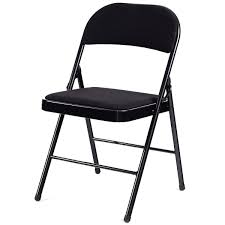 Office folding chairs,used white folding chairs for sale,wayfair folding chairs,white wood resin chairs,wholesale tables and chairs for events, resolution: Set Of 4 Fabric Upholstered Padded Seat Metal Frame Folding Chairs Walmart Com Walmart Com