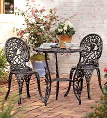 Aluminum Table And Chairs Hummingbird Bistro Set Metal Furniture Outdoor Patio Decor Outdoor Patio Chairs Bistro Set
