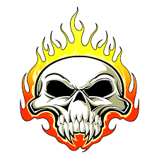 Les tête de mort peuvent être un sujet intéressant à dessiner. Tete De Mort Feu 123 Stickers Site De Vente En Ligne De Stickers Et Decoration Adhesive
