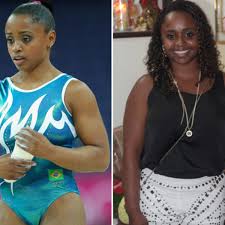 Nas olimpíadas de atenas, em 2004, com problemas no joelho, foi a quinta colocada no solo, mas mostrou o dos santos 2, o duplo twist esticado. Carnaval Ex Ginasta Daiane Dos Santos Aparece Menos Musculosa Em Ensaio
