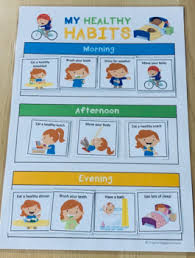 healthy habits achievement chart aligned with australian curriculum