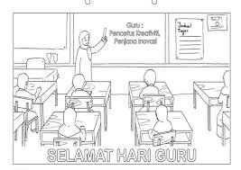 See more of selamat hari guru on facebook. Mewarnai Dan Menggambar Gambar Mewarnai Hari Guru