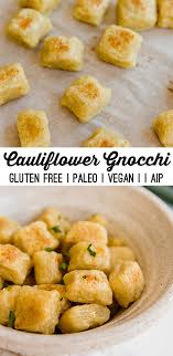 Cauliflower Gnocchi Recipe Trader Joe S Copycat Unbound Wellness Recipe Dairy Free Recipes Food Recipes