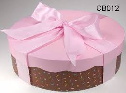 Decorative Round Cardboard Cake Box With Lid Cute Fir Cupcakes Box Cake Diy Gift Box Cupcake Gift