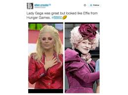 Ladies and gentlemen welcome to the 1st hunger. News Marie Claire Lady Gaga Lady Gaga Hunger Games Lady Gaga Super Bowl