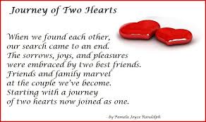 Love is a journey poem. Journey Of Two Hearts Original Poem By Pamela Joyce Randolph True Love Poems Soulmate Love Quotes Love Poems