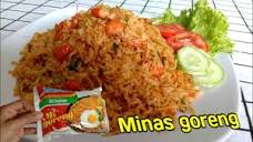 Resep nasi goreng + Indomie goreng (Minas) super enak #minas ...