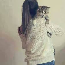 Girl Holding Cat Stylish Dpz Stylish Girls Photos Stylish Girl Pic