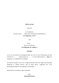 Für die auftragsverarbeitung in drittstaaten ist die verwendung von standardvertragsklauseln zu empfehlen (bewilligungsfreiheit nach art 46 abs 2 lit c dsgvo). Muster Beratervertrag Consulting Contract In Englisch Und Deutsch