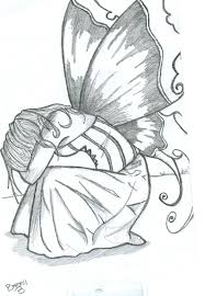 Haunted By A Sadness Fairy Drawings Sketches Pencil Drawings