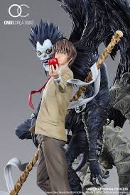 Artstation Death Note Ryuk And Light Yagami Sheridan Doose Death Note Death Note Light Death Note Notebook