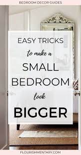 11 Simple And Stunning Ways To Make A Small Bedroom Look Bigger Flourishmentary Small Bedroom Decor Bedroom Layouts For Small Rooms Small Master Bedroom