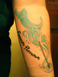 I M Not Totally Sure Why It S A Cat But I Love The Way It Looks Patronus Tattoo Tattoos Harry Potter Tattoos