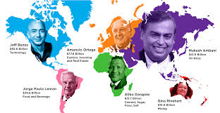 Infographic: The Richest Person on Each Continent