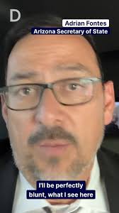 What does Arizona Secretary of State Adrian Fontes think of President  Trump's new executive order transforming elections? He calls it a  "disaster" for democracy and believes it is a "slow but sure