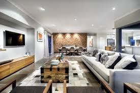 Modern home interior design ideas. Shades Of Warm Woods Dominate The Rooms Of A Modern Home Interior Design Ideas Ofdesign
