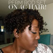 This textured hairstyle works on any kind of. Natural Hair Perm Rod Set On 4c Hair This Curvy Girls Life