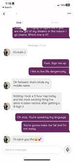 Not the response I was expecting… | Tinder | Tinder | Know Your Meme