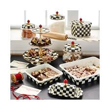 Courtly Check Enamel Baking Pan 9 X 13 Mackenzie Childs Diy Mackenzie Childs Inspired Mckenzie And Childs