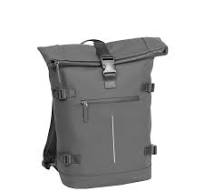 "William" backpack roll-top antracite 17L 29x13x45cm