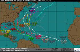 Intellicast 2011 Hurricane Track Summary In United States