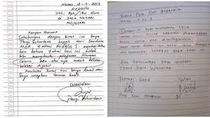 Contoh surat izin sakit pembahasan materi kali ini adalah mengenai cara membuat dan contoh surat izin sakit tidak masuk sekolah kerja dan kuliah. 5 Surat Izin Tidak Masuk Sekolah Ini Bikin Ngakak Satu Kelas Kocak Banget Hot Liputan6 Com
