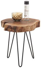 Beistelltisch In Holz Metall 46 50 48 Cm In 2019 Marc O Polo Beistelltisch Holz Tisch Und Couchtisch Baumscheibe