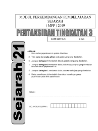 Cara memelihara dan memulihara bangunan bersejarah: 310a Soalan Mpp Pt3 Sejarah Terbaru